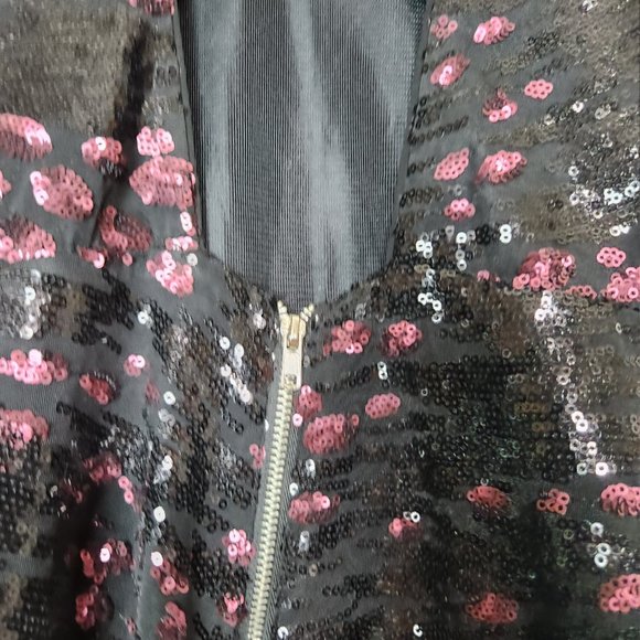 ASTR The Label Sequin Cross Back Mini Dress Lined Women's Size XS - Picture 13 of 14